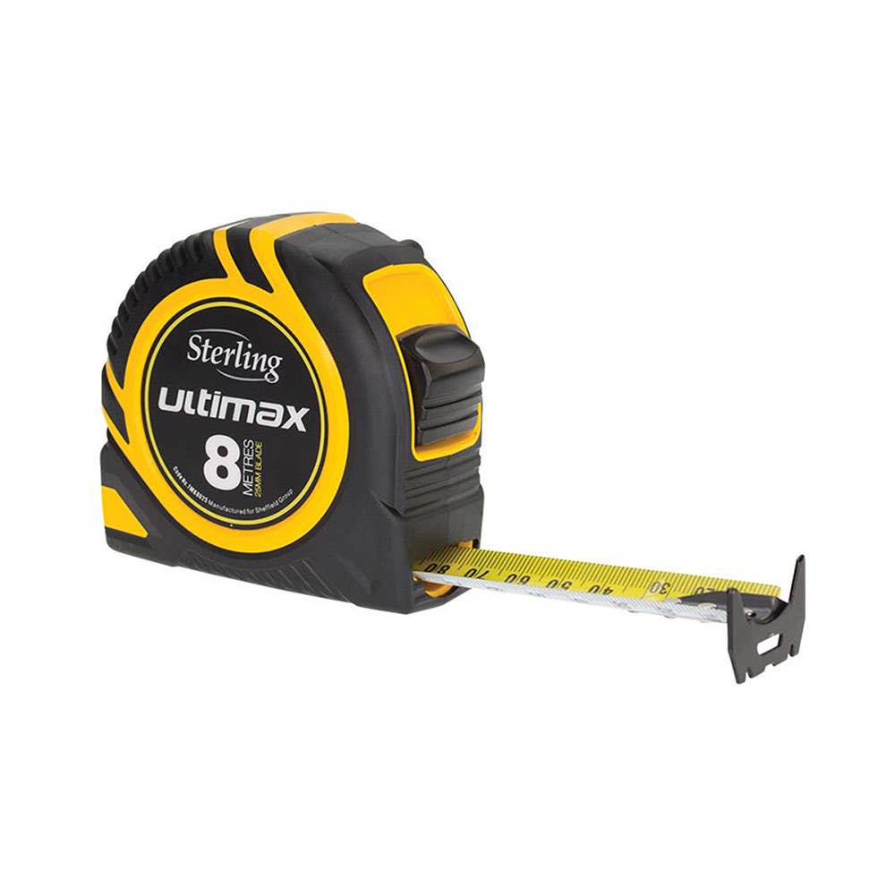 Ultimax Tape Measure Metric 25mm x 8m 309818 TMX8025