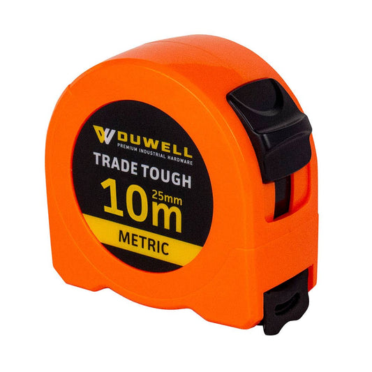 Trade Tough Tape Measure 10m x 25mm Metric Hi Vis Orange 60080192 TM10MPRE