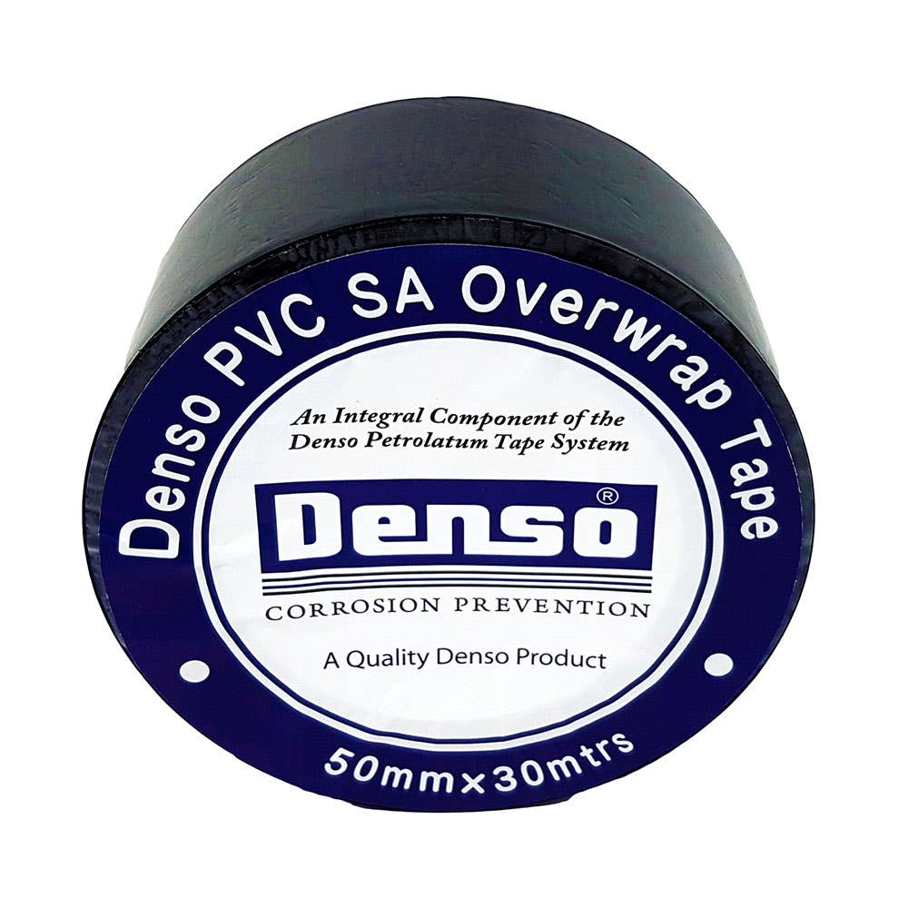 Denso&trade; PVC SA Overwrap Tape Black 50mm x 30m 4927002 P931050