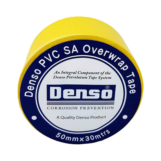 Denso&trade; PVC SA Overwrap Tape Yellow 50mm x 30m 94928035 P932050