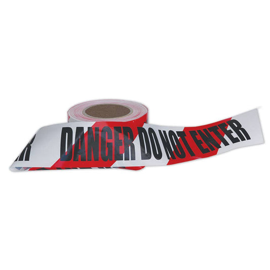 DANGER DO NOT ENTER Safety Barricade Tape Red/White 100m 90780103 STDNERW