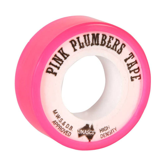 Pink Plumbers Thread Sealing Tape 12mm x 10m 81002045 T4HPI01