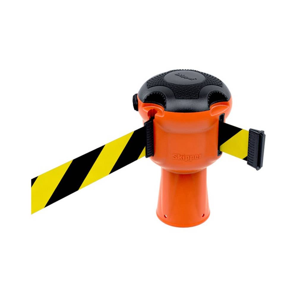 Retractable Barrier Tape Unit Black/Yellow 9m 60014167 885-3571