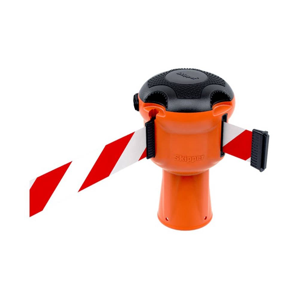 Retractable Barrier Tape Unit Red/White 9m 60028401 A0241