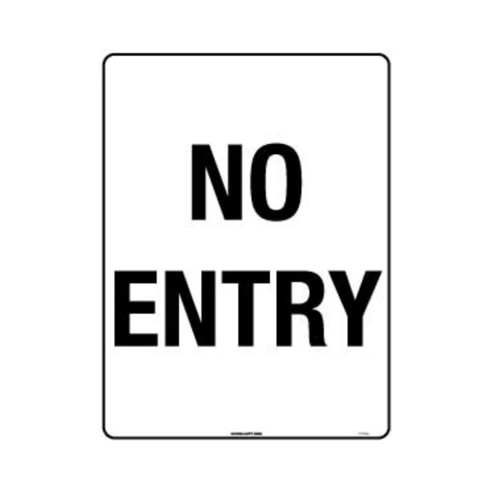 ''NO ENTRY'' Sign 450x300mm Metal_497022_TC304LSM
