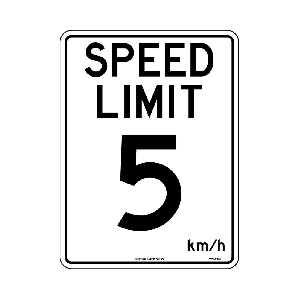 Sign Metal 5km/h 600 X 450_487456_TC423LM