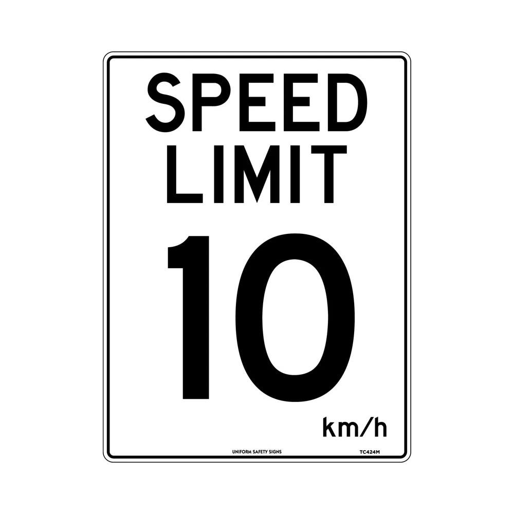 600x450mm - Metal -Speed Limit 10_36019452_TC424LM