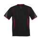 Mens Razor Tee - Blk/Red - L 463536 T406MS-BLK/RED-L