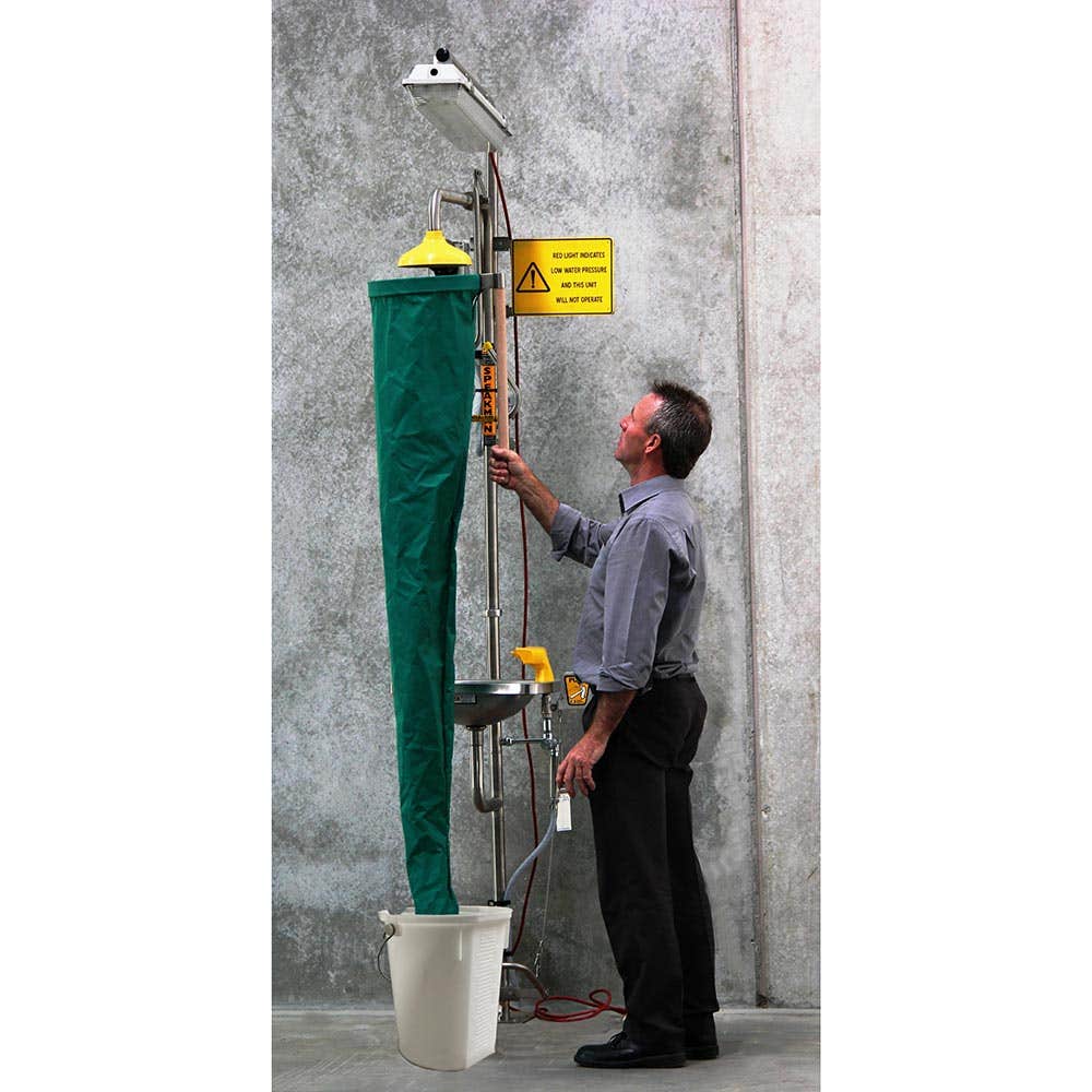 Safety Shower Test Kit with Eye Wash Gauge 60010597 SE950