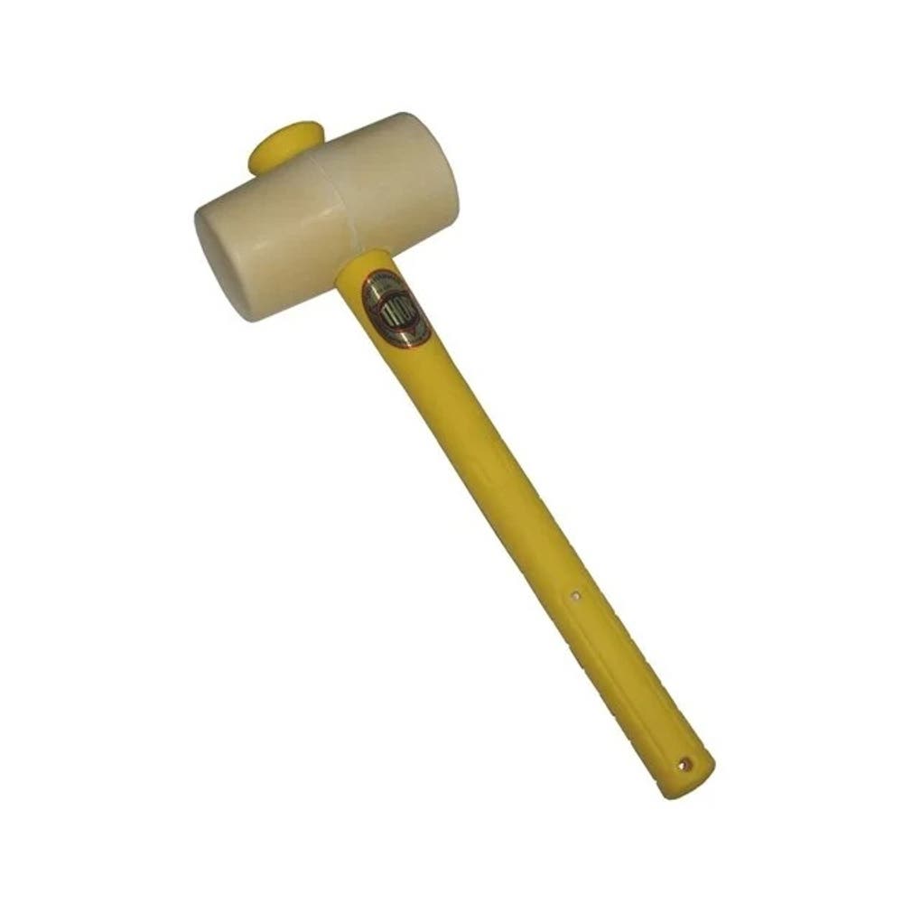 Mallet White Rubber 410G 52mm Head Fibreglass Handle Thor_40053028_TH952WFG