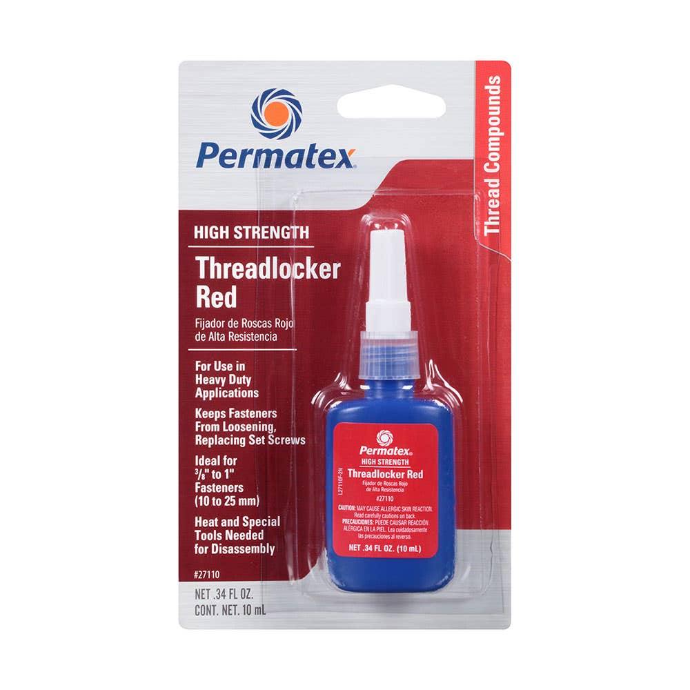 High Strength Threadlocker Red 10ml – ATOM