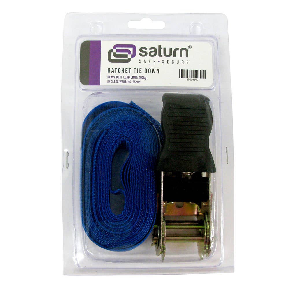 Ratchet Tie Down Strap 400kg 25mm x 4m 80004500 TDR4004M