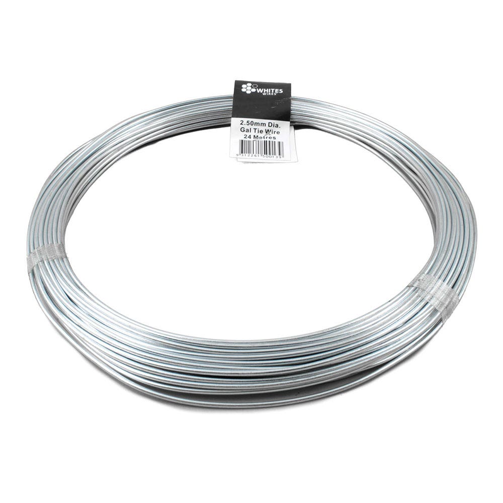 Galvanized Tie Wire 12G 2.5mm x 24m 1kg Coil 36021895 50013