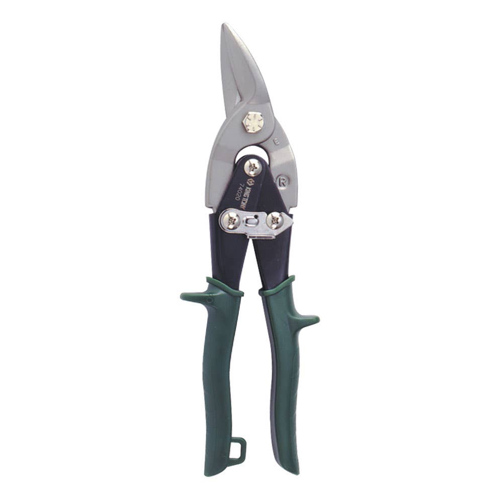 Tin Snips Aviation Right Cut Green 250mm 91828000 74020