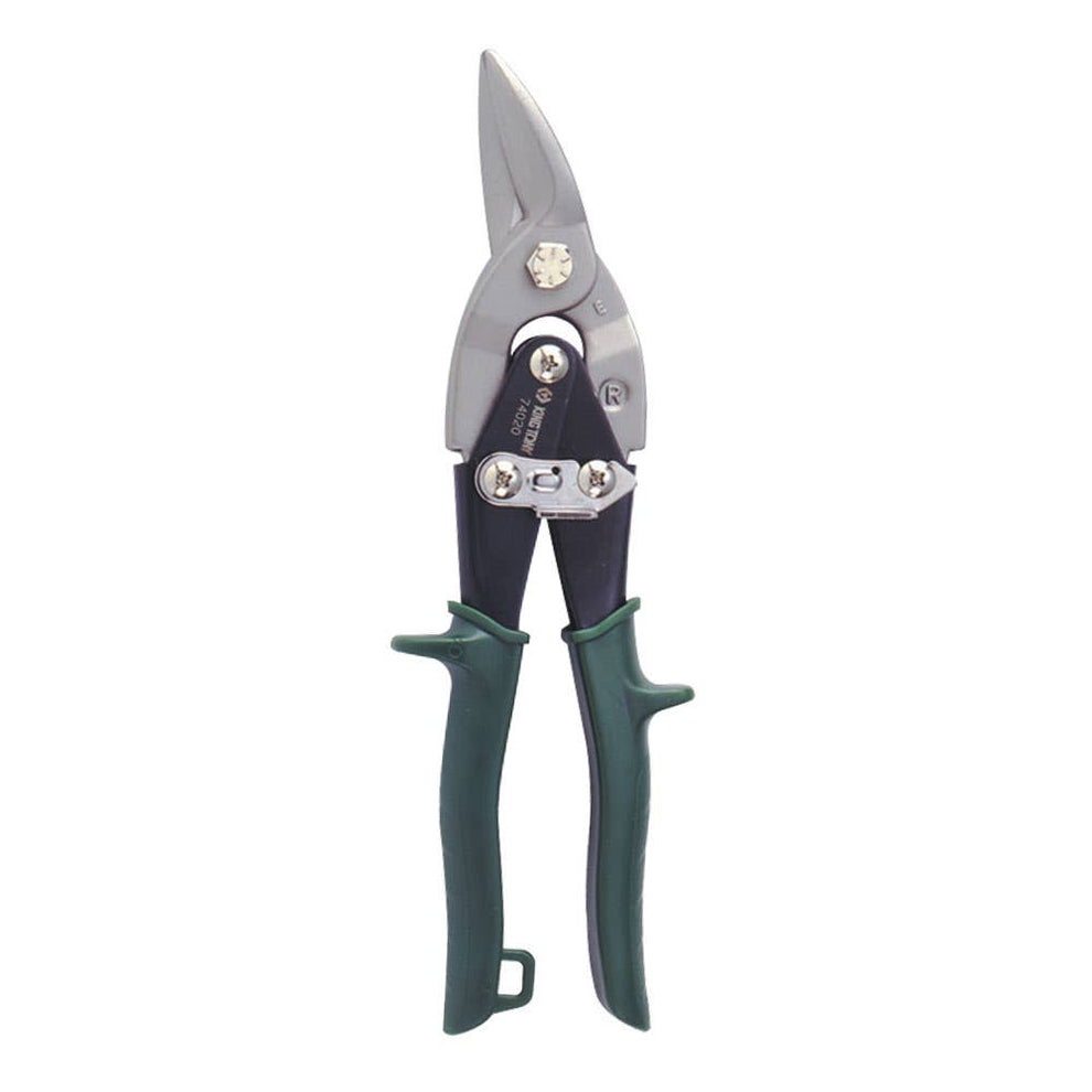 Tin Snips Aviation Right Cut Green 250mm – ATOM