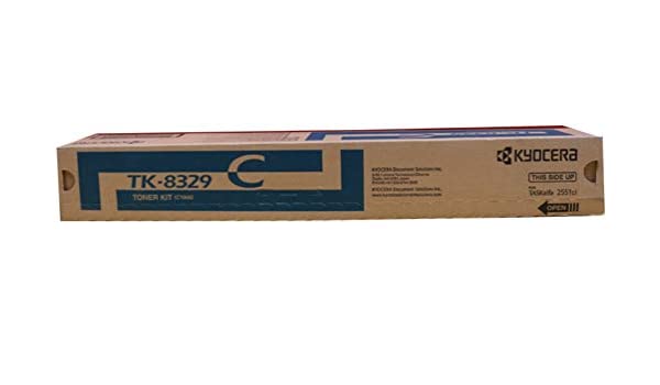 Kyocera Tk8329 OEM Copier Toner Colour Cyan Magenta Yellow 12000 Pages Cyan_1049951_TK-8329C