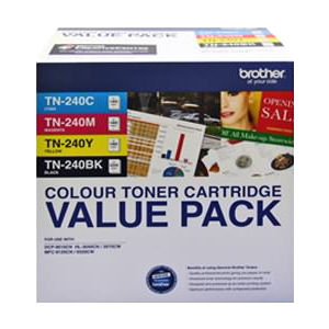 Brother TN-240Cl4Pk OEM Laser Toner Cartridge B/C/M/Y 4 Colour Pack_1013005_TN-240CL-4PK