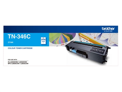 Brother TN-346C OEM Laser Toner Cartridge Cyan_1031382_TN-346C