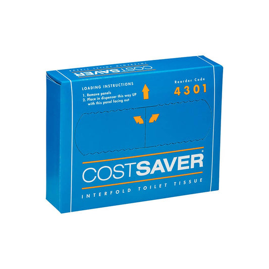 Costsaver&trade; Interfold Toilet Paper 200 Sheets 72 Pk 90610006 4301