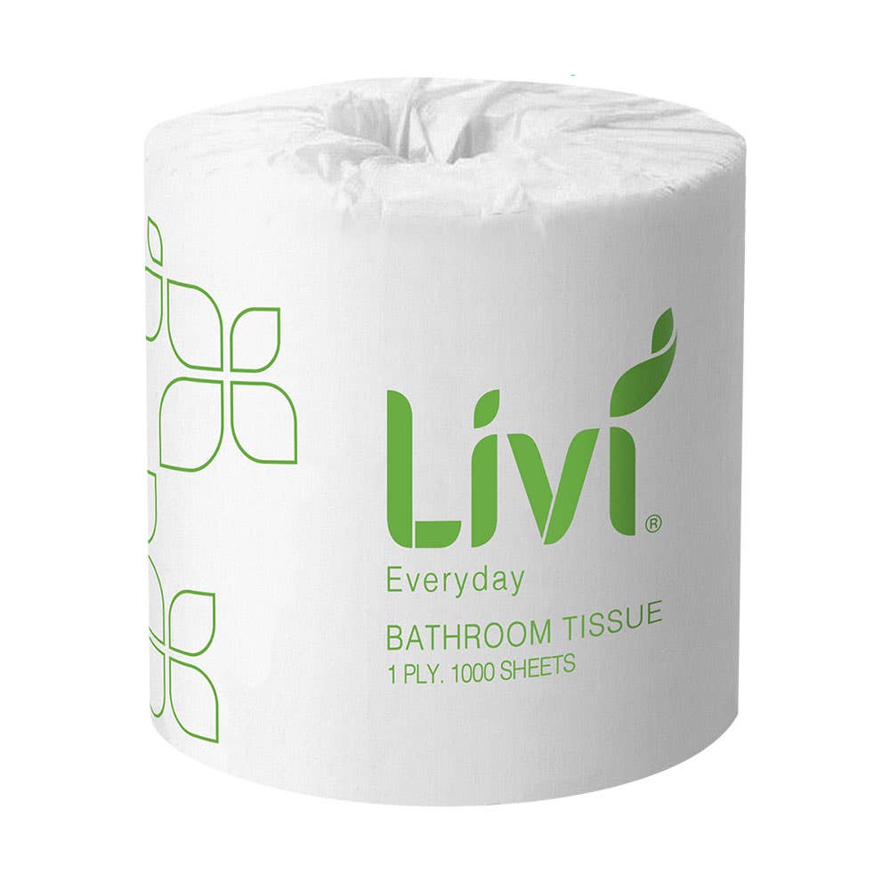 7007 Everyday Basics Toilet Tissue 1 Ply 1000 Sheets 48 Pk 40007210 47922