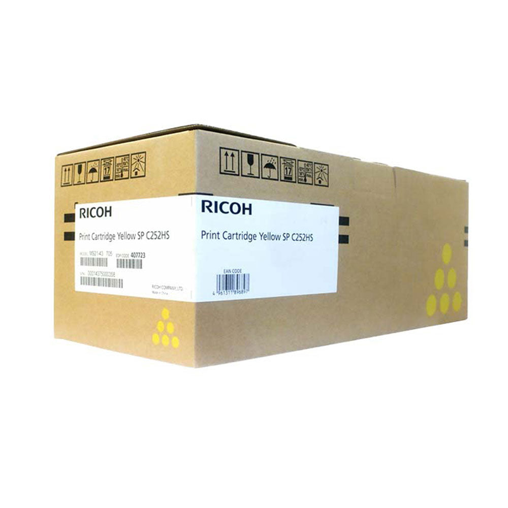 Ricoh Toner Colour To Suit 262Sfnw 252Dn 252Sf 6000 Pages Yellow_9025747_