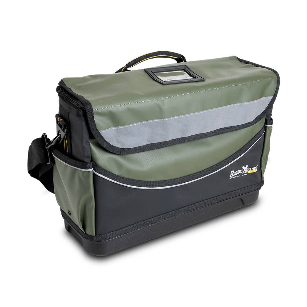 Deluxe PVC Tool Bag Green 21L 450 x 160 x 300mm 40034331 RX05I112PVCGR