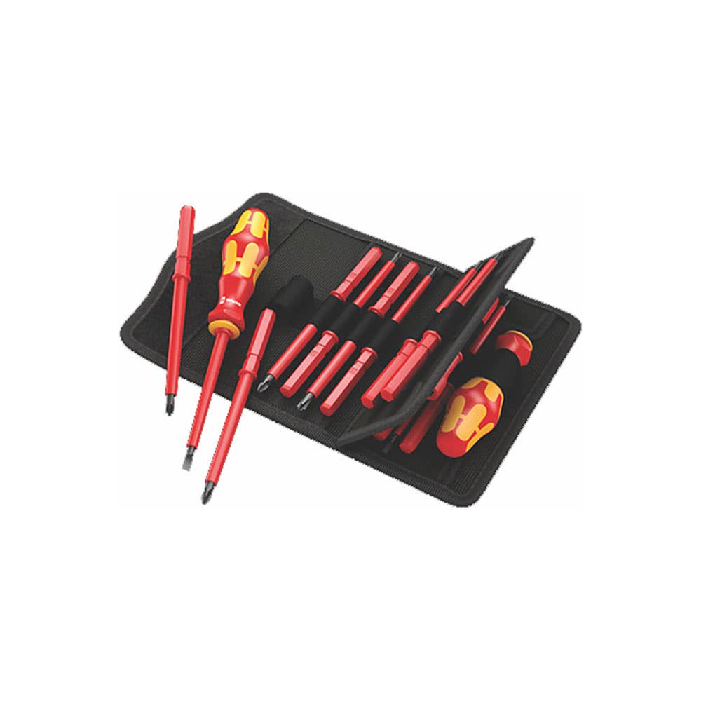 Kraftform Kompakt 18 Universal 2 Electricians Tool Kit 1,000V 18 Pieces 506439 05347107001