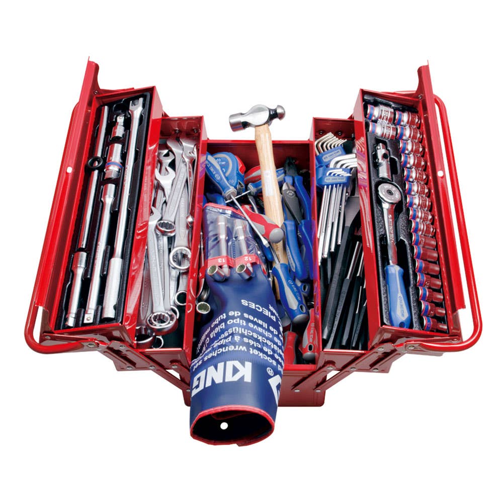 109 Piece Cantilever 5 Tray Tool Box Kit Metric 31750200 902-109MR02
