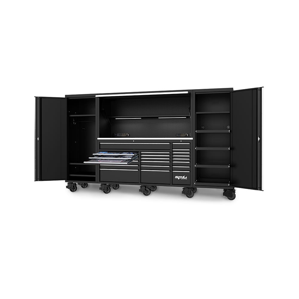1,017 Piece USA Sumo Series 128'' Workstation Tool Kit 21 Drawer Metric/SAE Black 40069926 SP50855