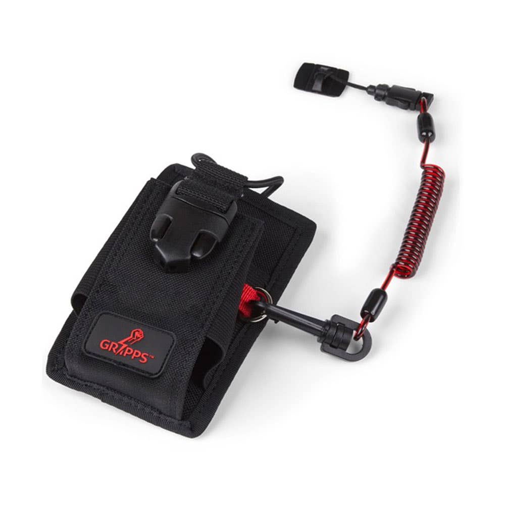 Adjustable Two-Way Radio Holster Kit With Tether & Catch 404748 H02035