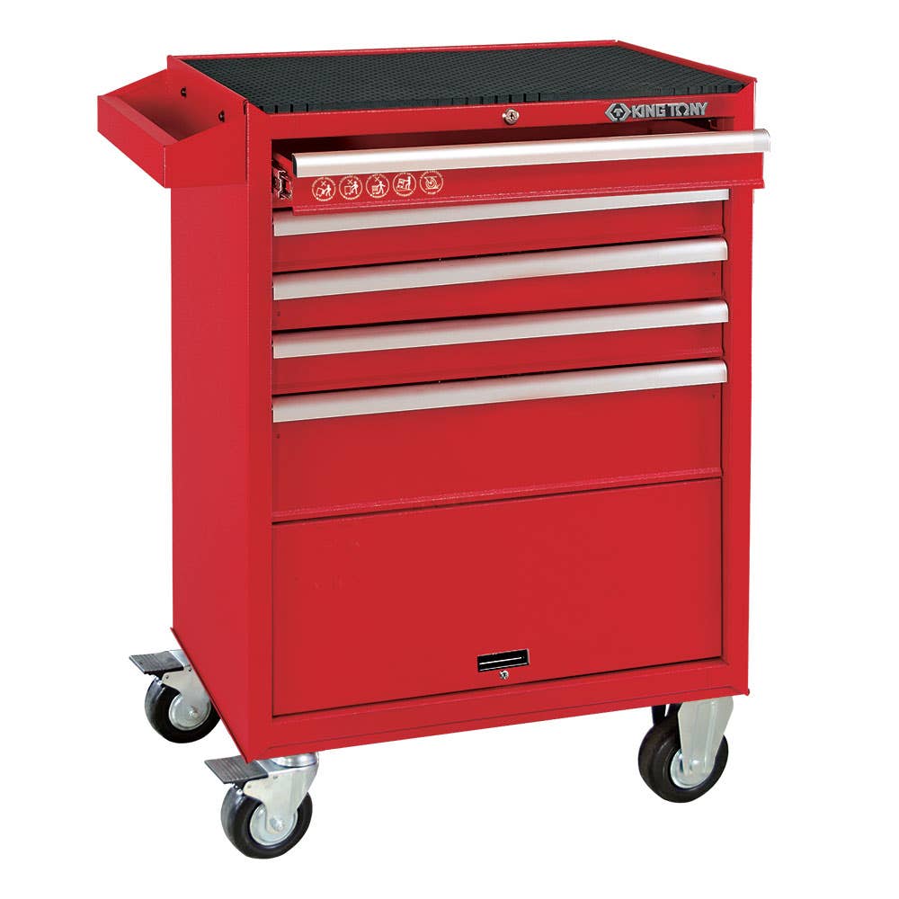 Tool Trolley 5 Drawer 670 x 812 x 460mm Red 33310200 87432-5G