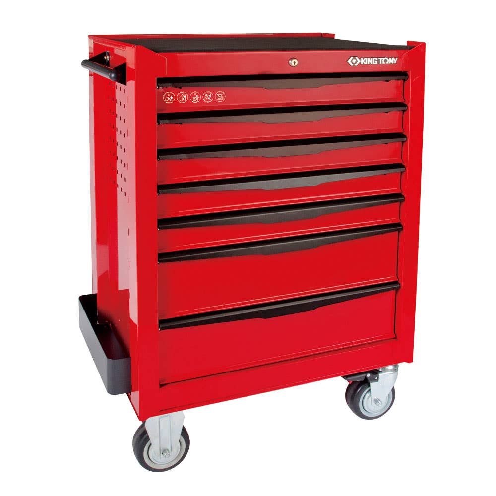 Tool Trolley 7 Drawer 735 x 485 x 1,035mm Red/Black_61072586_87934-7B