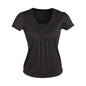 BLACK PLEAT KNIT SIZE 26 304281 K123LS-BLK-26