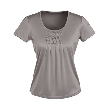 Deco Ladies Top Silver - 12 36017223 K123LS-SLV-12