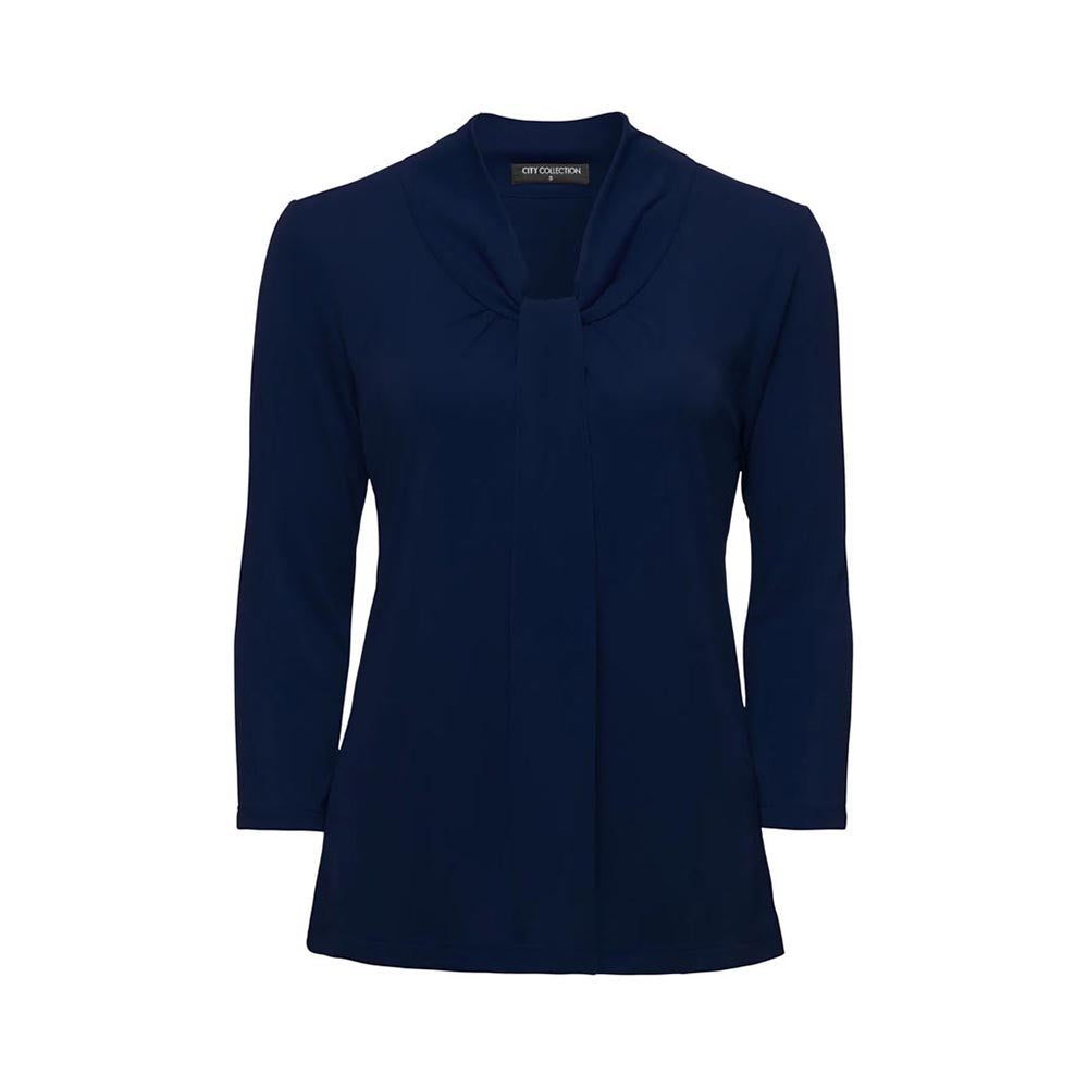 Shirt Ladies 2221 Pippa 3/4 Sleeve Navy City Collection L_585165_2221-NVY-L
