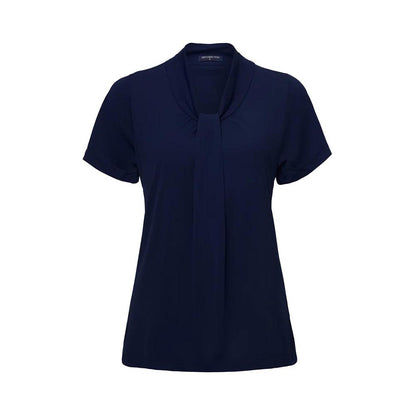 2222 Pippa Women's Knit Poly S/S Top Brisbane Airport_BAC2222