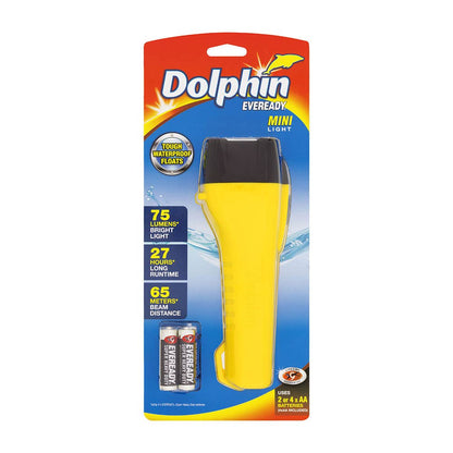 Handheld Dolphin Torch 75 Lumens 4 x AA Batteries 40008250 E301640700