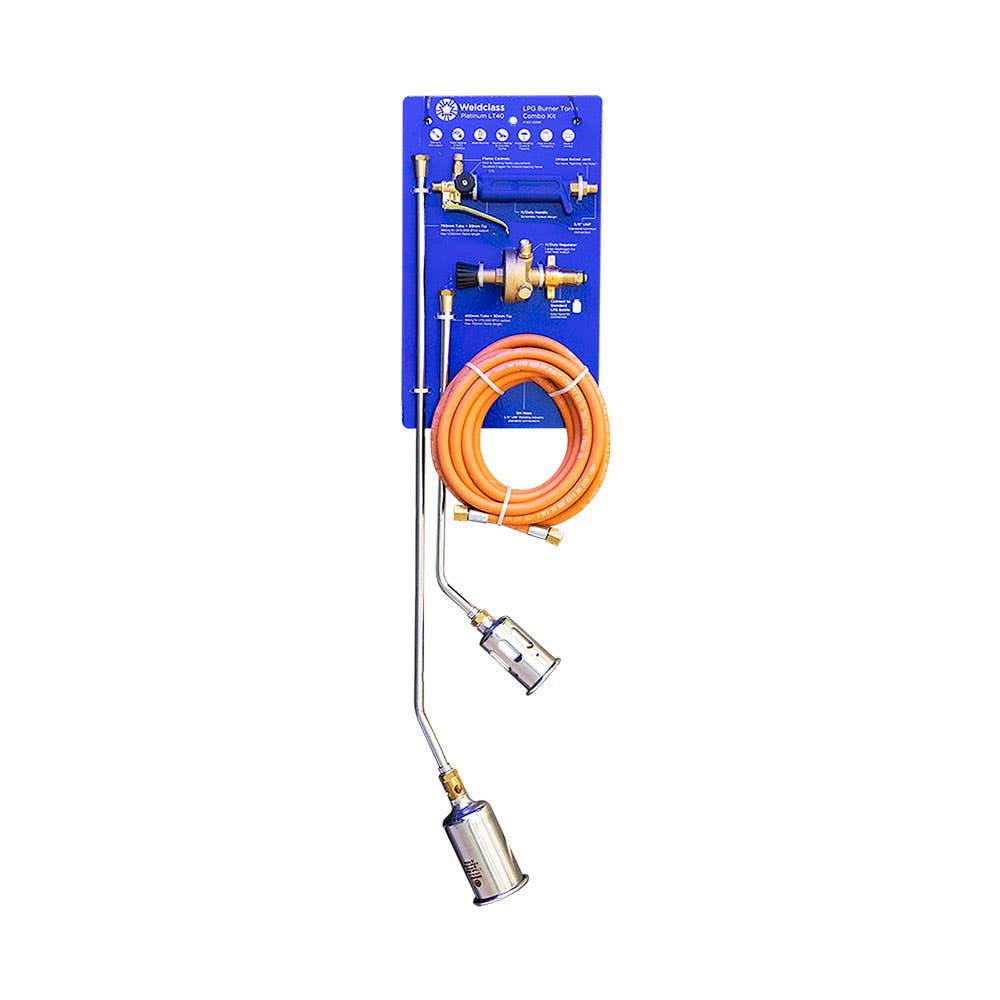 Platinum LT40 LPG Burner Torch Combo Kit w. 600/1,000mm Torch & 6m Hose 36003006 WC-02991