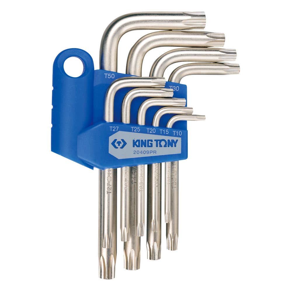 Torx Key Set Tamper Proof T10H - T50H 9 Piece 91950057 20409PR