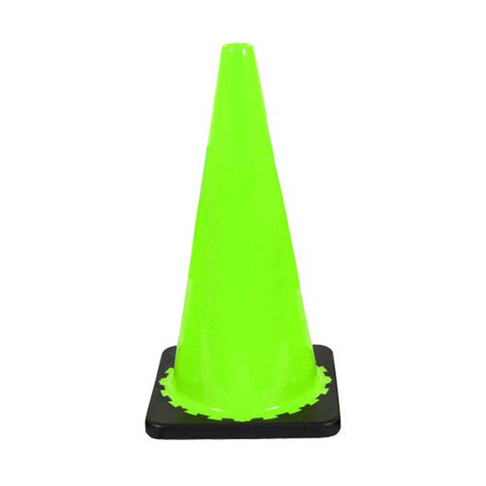 Traffic Cone Plain Lime 700mm 3.2kg 255708 A2289