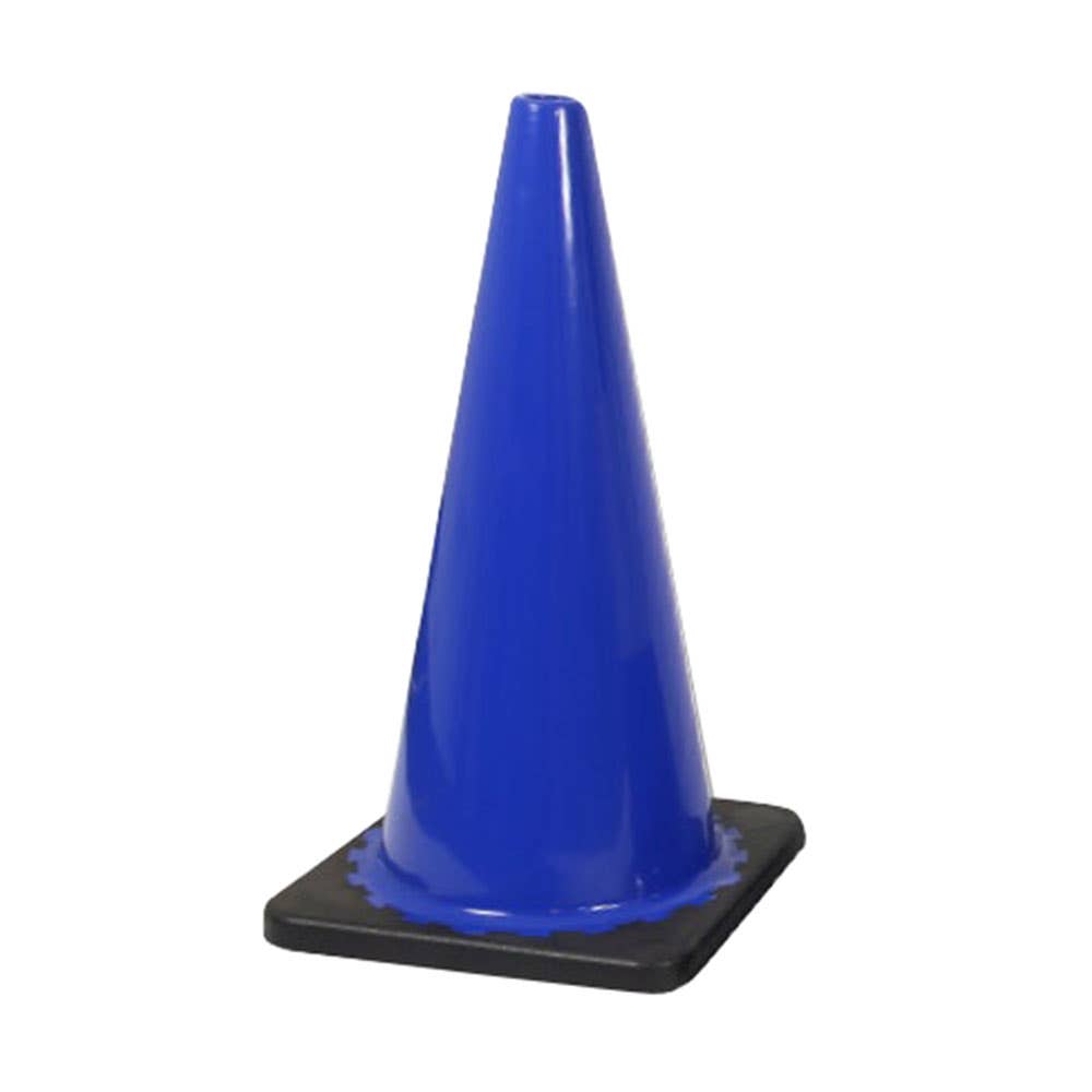Traffic Cone Plain Blue 450mm 1.6kg 503334 A5174