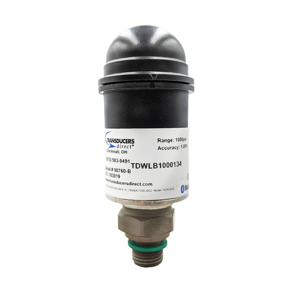 10000 Psi Bluetooth Pressure Transducer TDWLB010K034 496655 TDWLB-010K-034