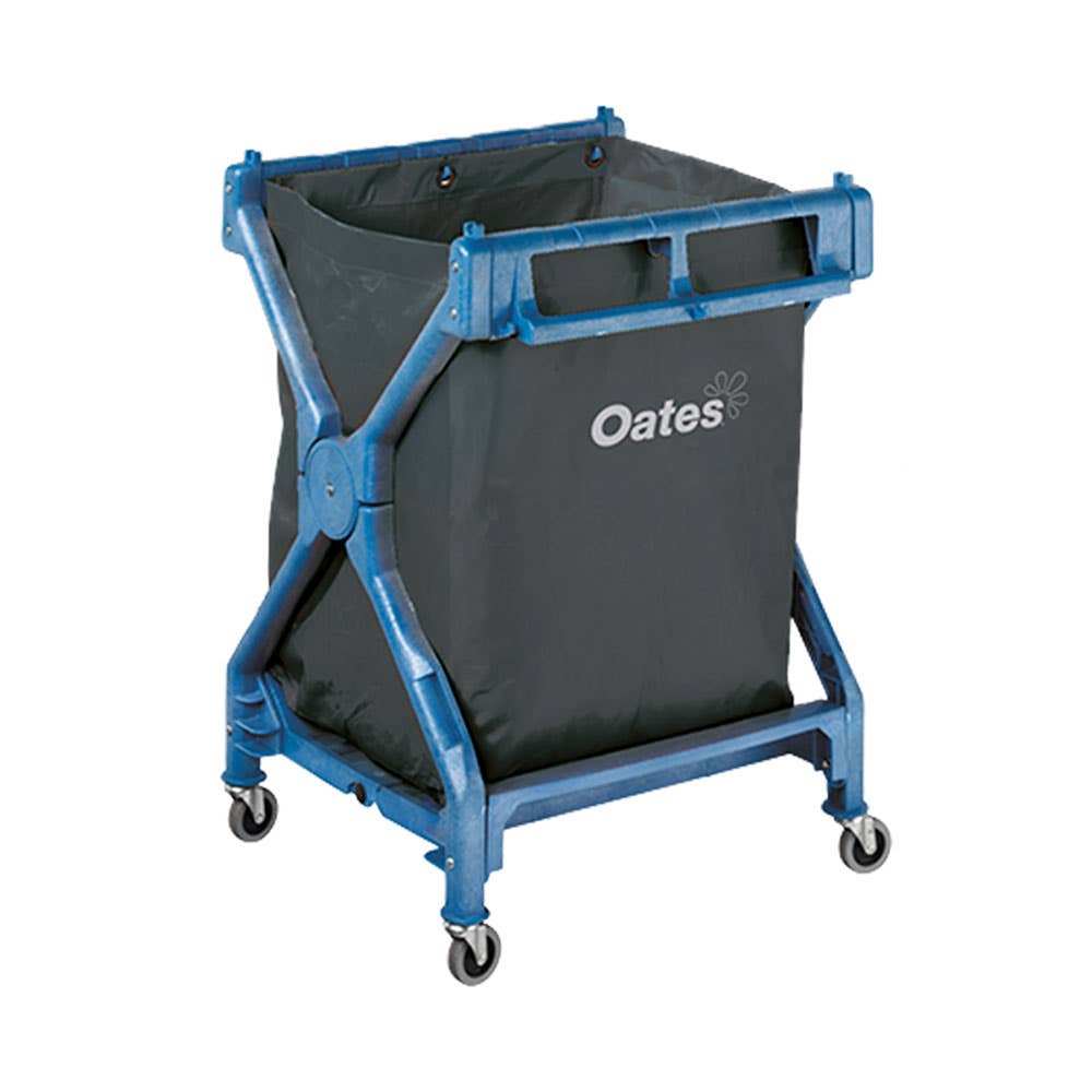 Janitor's Scissor Cart With Bag Blue/Grey 40039920 165521
