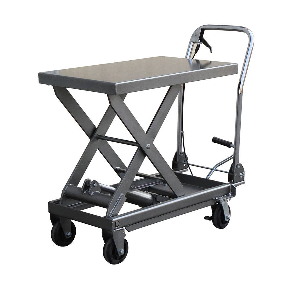 Hydraulic Scissor Lift Trolley 500 x 812mm 455kg 60018868 THLT455