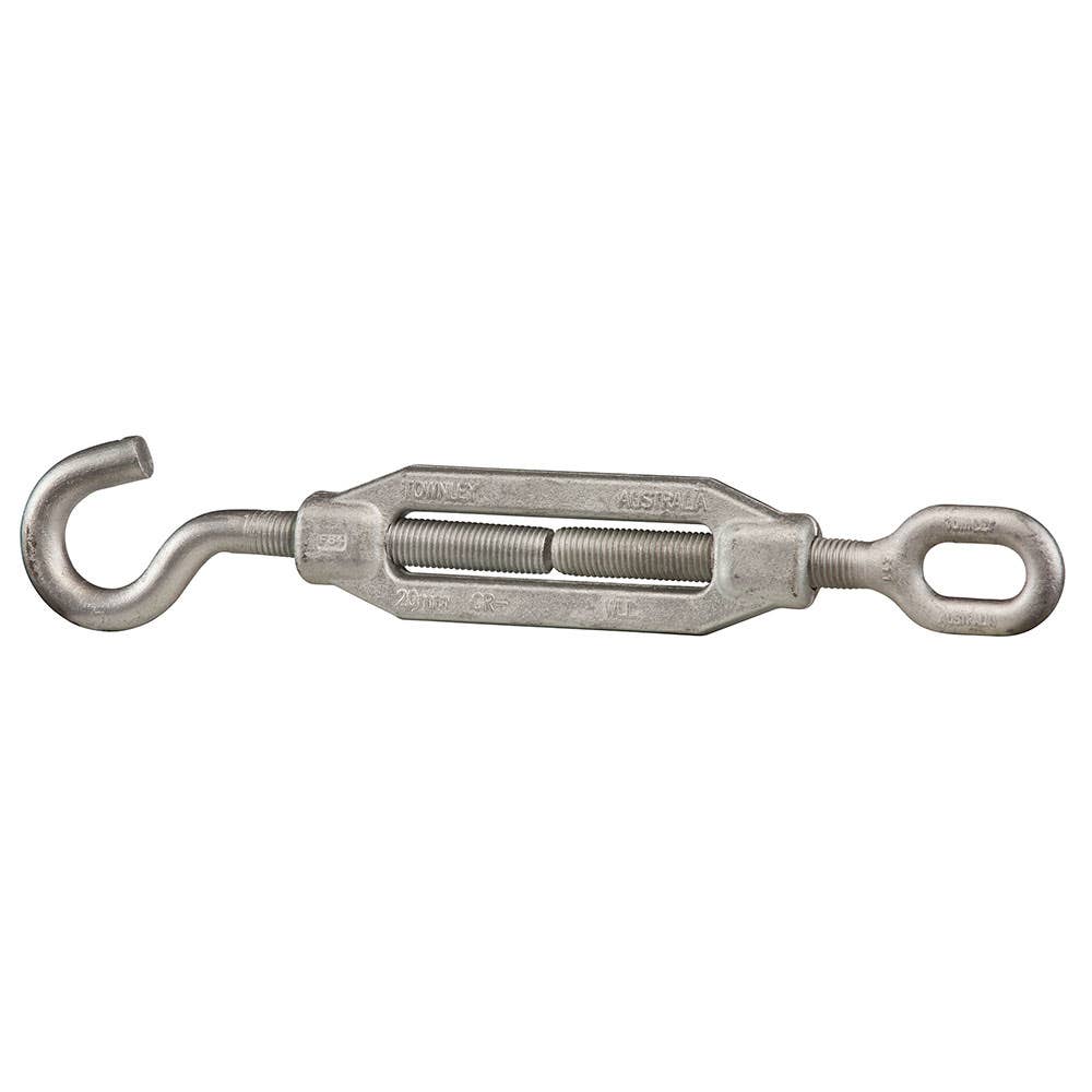 Turnbuckle Galvanised H/Duty Hook-Eye No WLL 10mm 33600291 TBHE10
