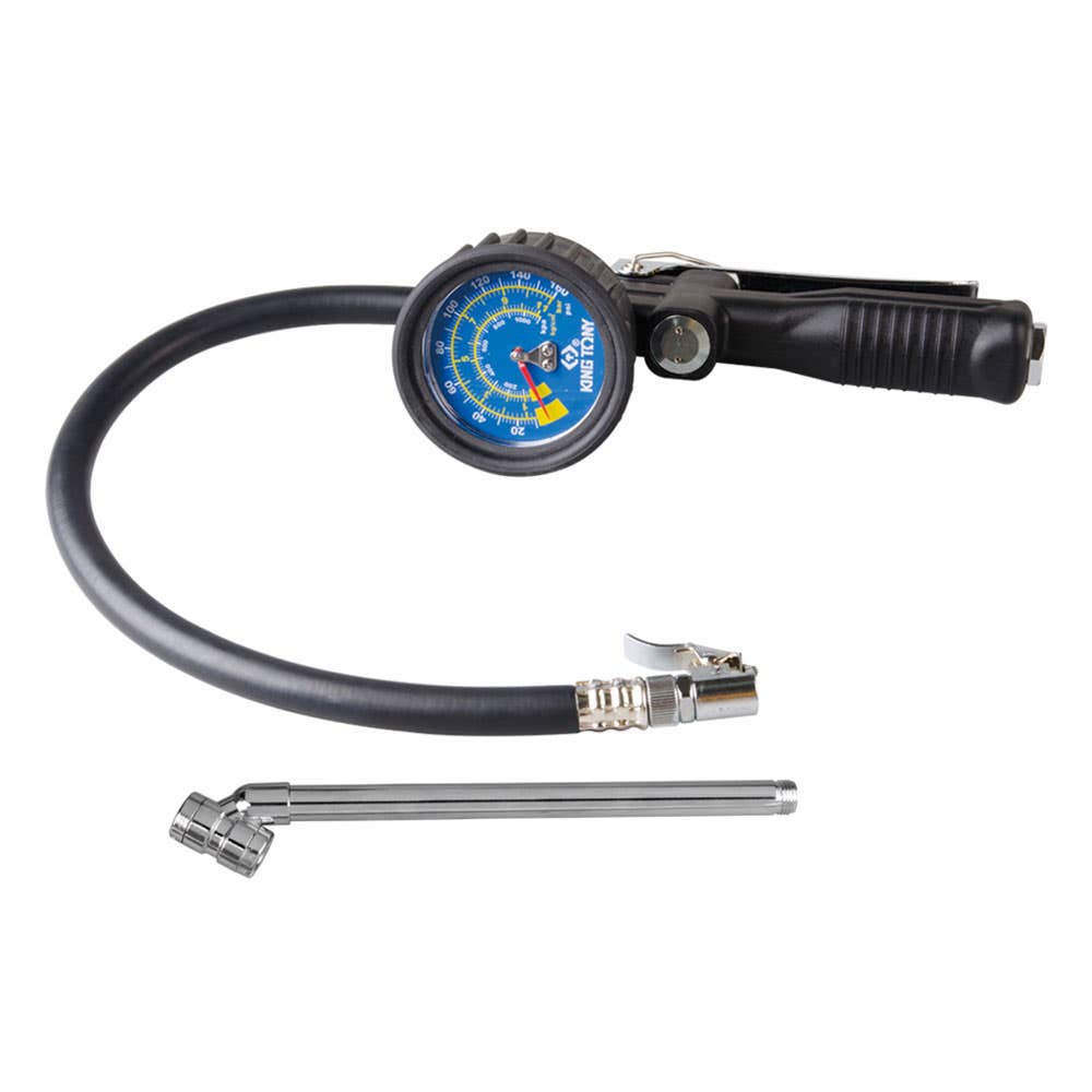 Tyre Inflator 3-in-1 Dial Gauge 0 - 220psi 400119 9Bm2210A