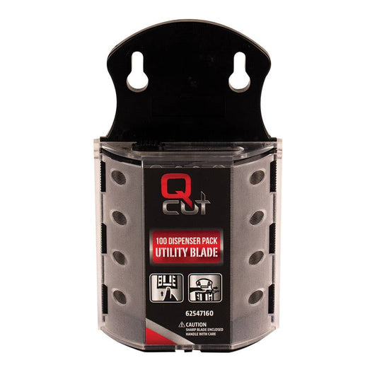 Replacement Blades For Utility Knife Trade Series 61mm 100 Bulk Pack 62547160 BUPT-61-100