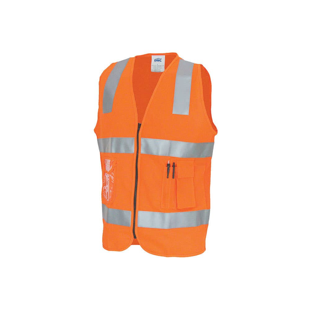 Vest Safety Day/Night Side Panel Reflective Tape Orange 3XL DNC_420362_3507-O 3XL