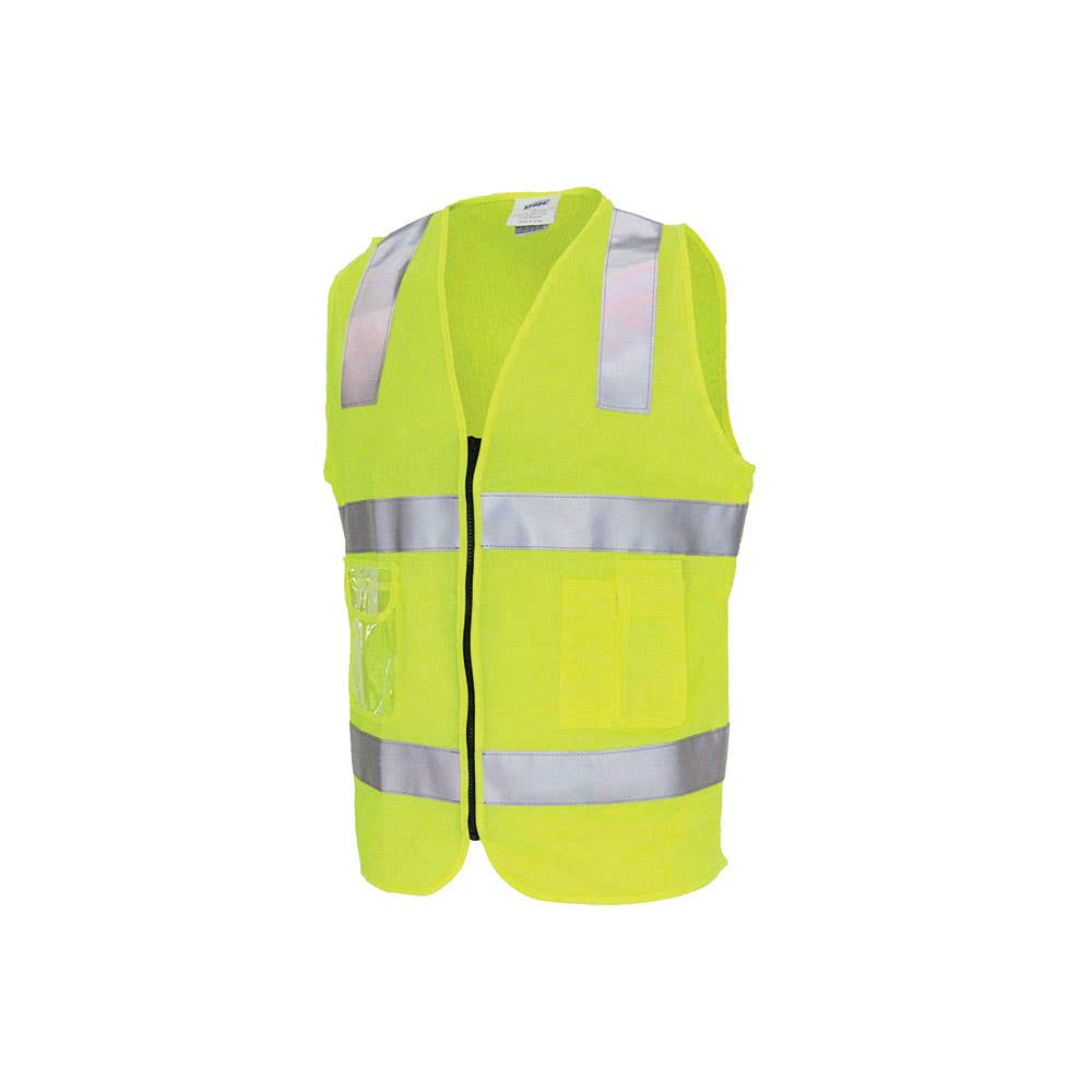 Vest Safety Day/Night Side Panel Reflective Tape Yellow Small DNC_257216_3507-Y-S
