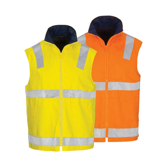 3765 Hi-Vis Taped Reversible Vest 311gsm_3765